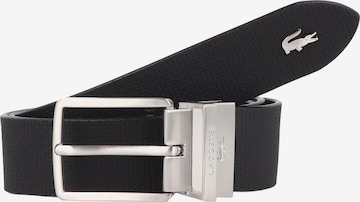 LACOSTE Riem in Zwart: voorkant