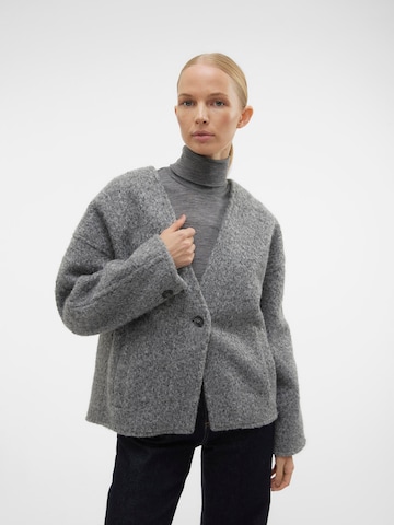 VERO MODA Knit Cardigan in Grey