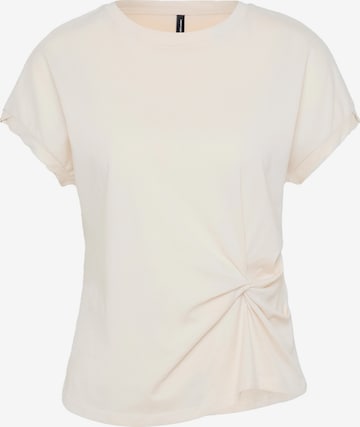 Vero Moda Petite - Camiseta 'VMGANAS' en beige: frente