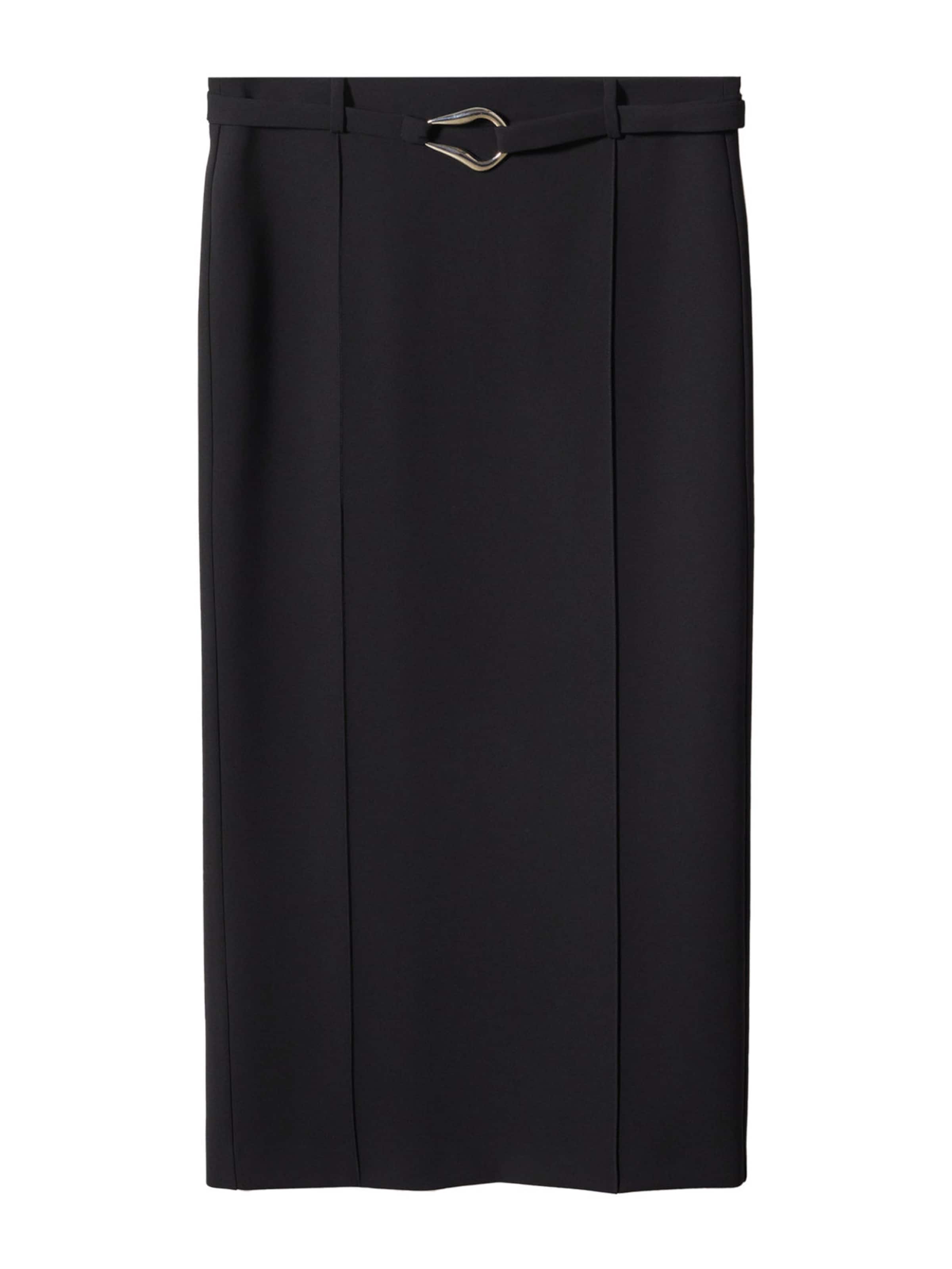 MANGO Sukně 'Julia' – černá: přední strana