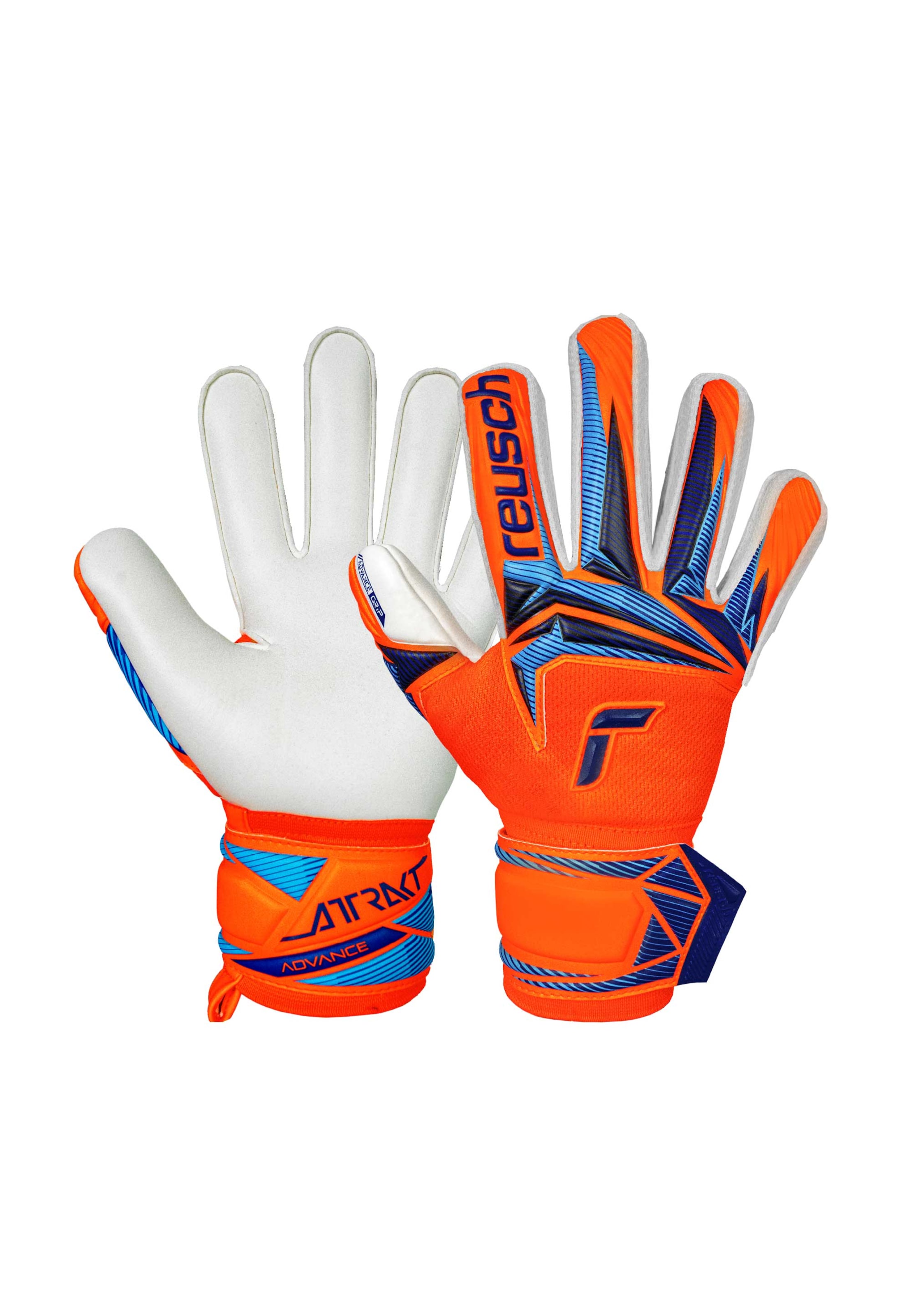 REUSCH Sporthandschoenen 'Attrakt Advance' in Blauw: voorkant