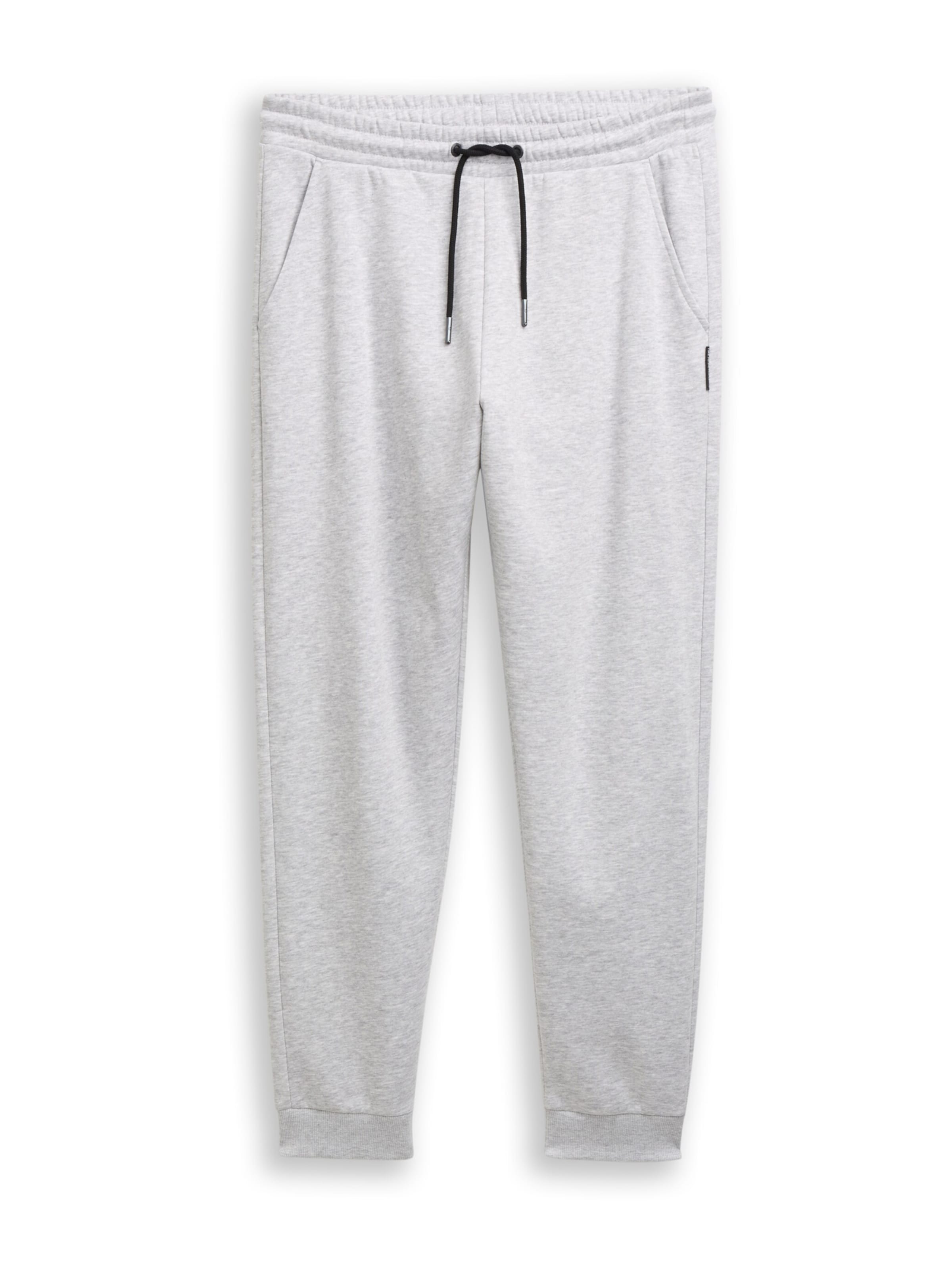 TOM TAILOR DENIM Tapered Byxa i grå: framsida