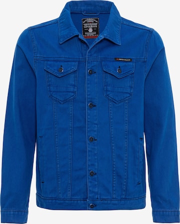 CIPO & BAXX Between-Season Jacket in Blue: front