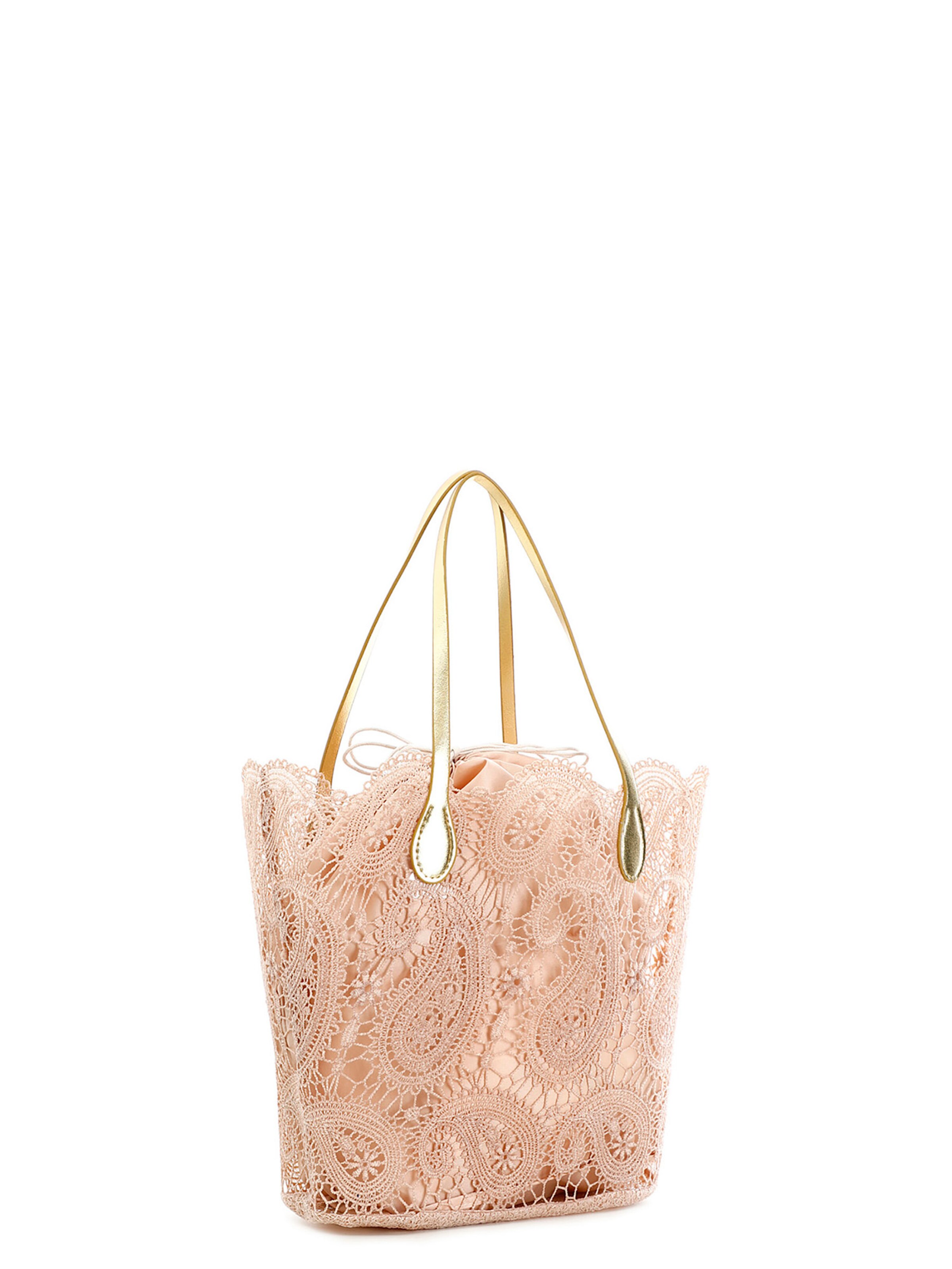 Borsa a sacco di CAFè NOIR in rosa