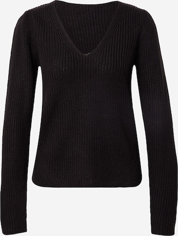 VILA Sweater in Black: front