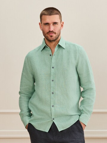 Next Regular fit Overhemd in Groen: voorkant