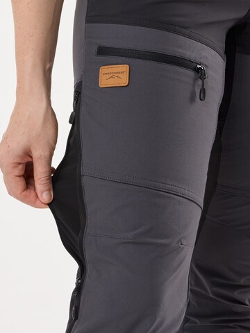 SWEDEMOUNT Regular Outdoor trousers 'Lofoten' in Grey