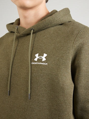 UNDER ARMOUR Sportovní mikina 'Essential' – zelená