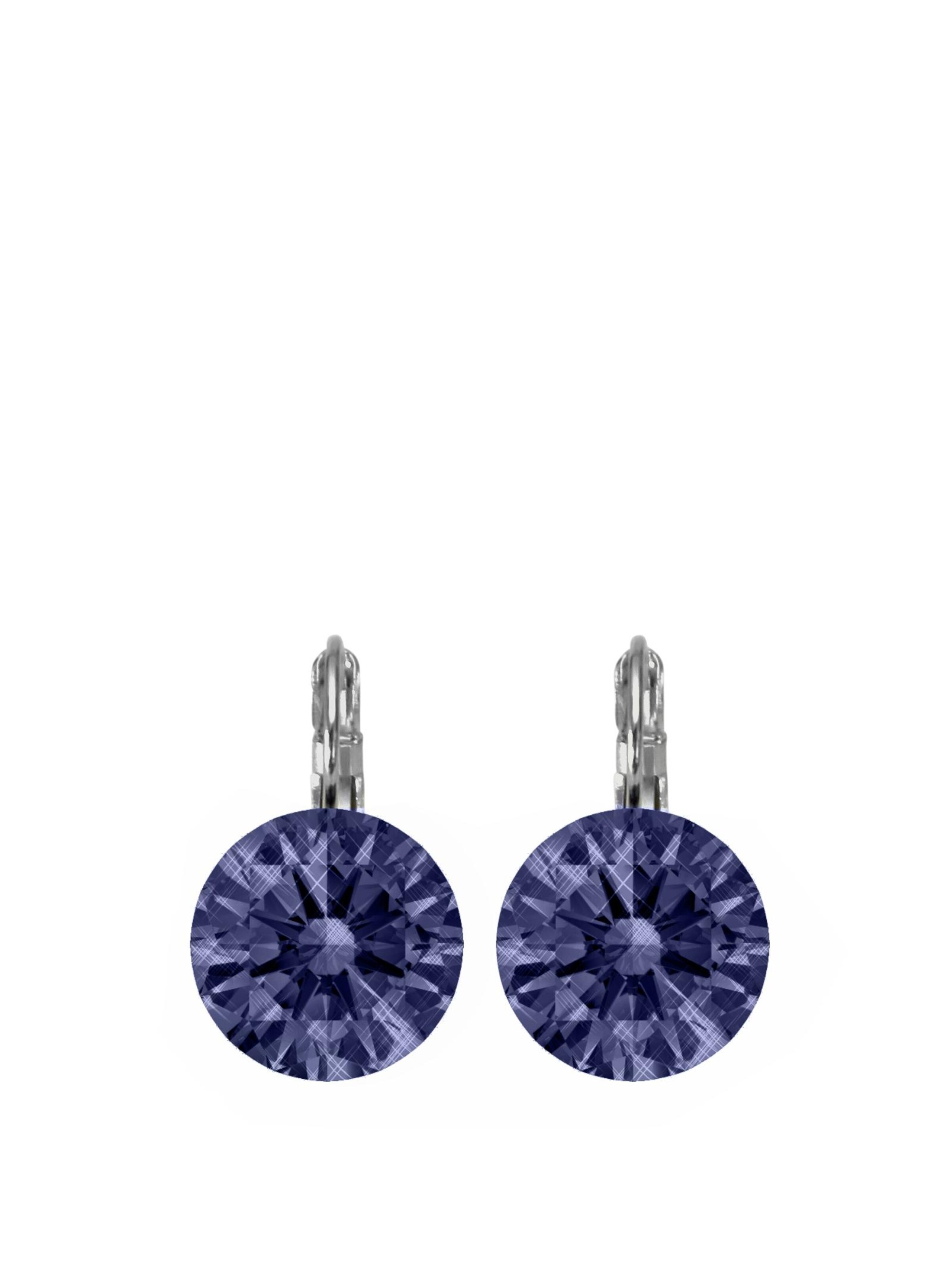 COLLEZIONE ALESSANDRO Earrings 'München' in Purple: front