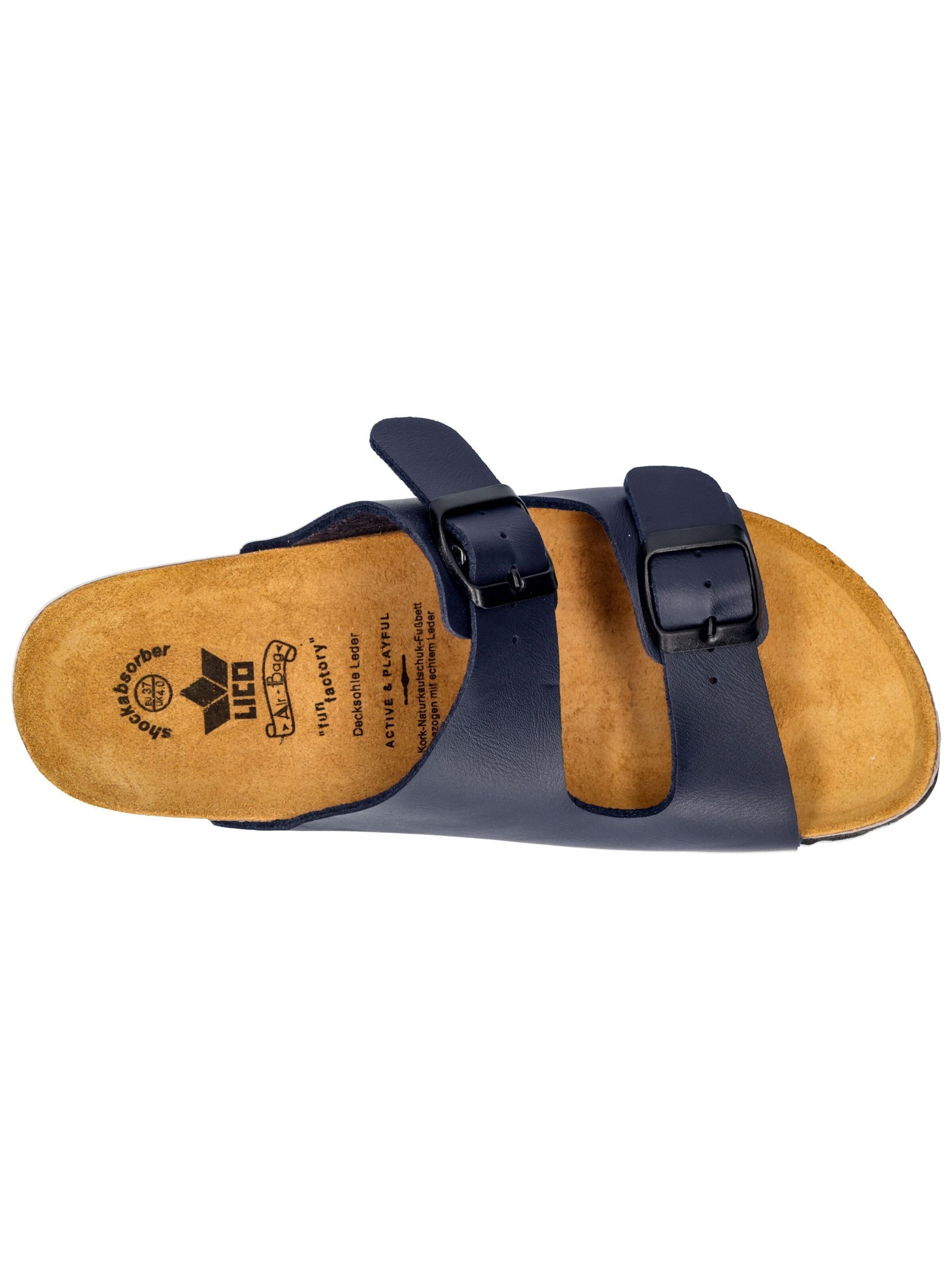 LICO Pantolette 'Bioline Platino' in Blau