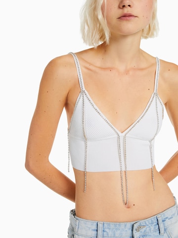 Bershka Korset in Wit