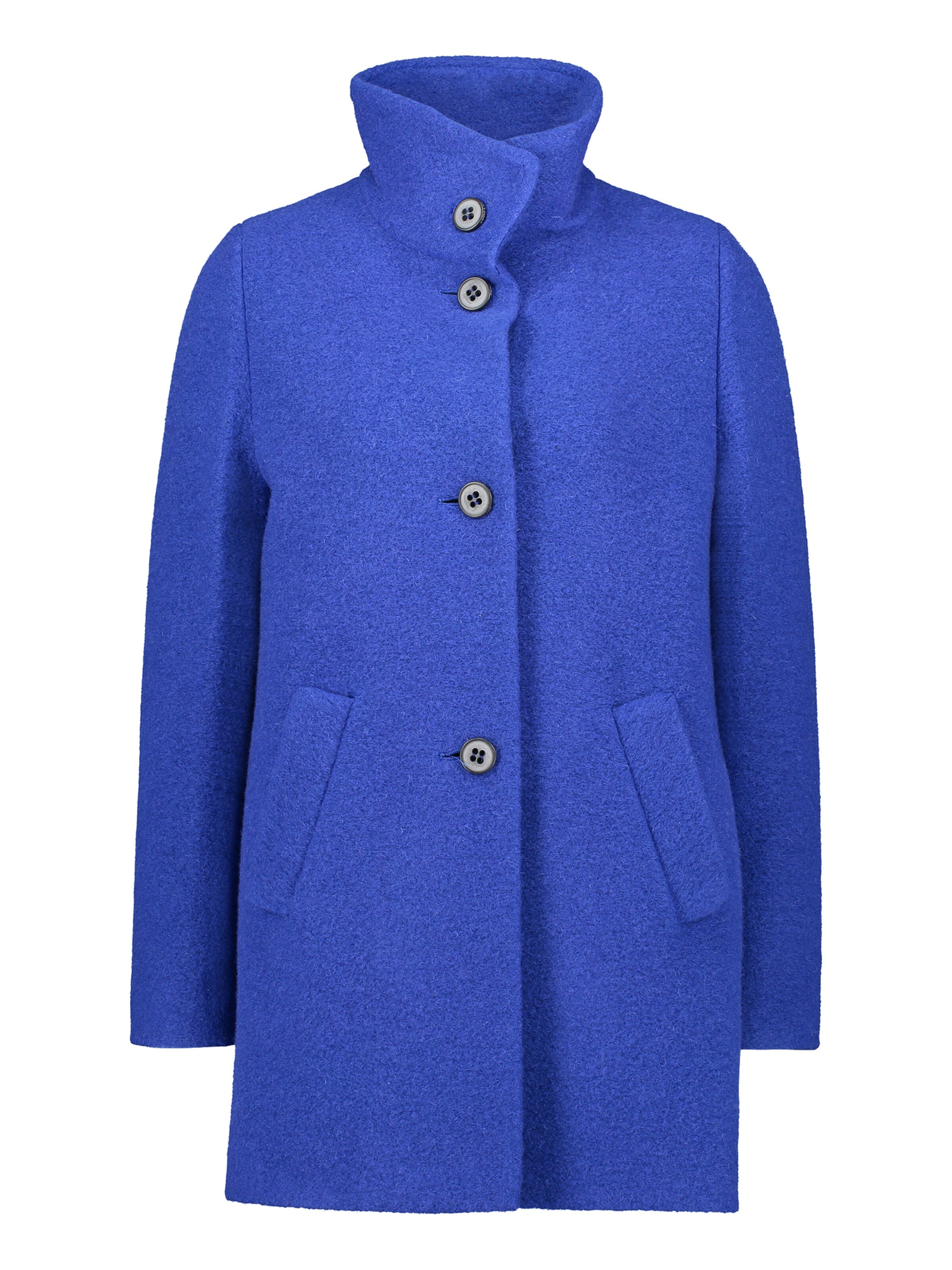 Amber & June Tussenmantel in Blauw: voorkant