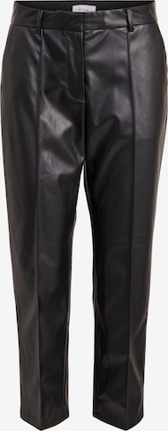 VILA Pleated Pants 'Dagmar' in Black: front