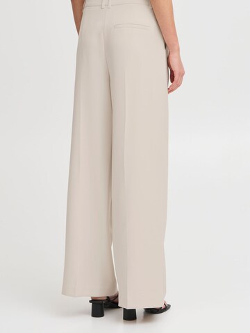 ICHI Loose fit Chino trousers ' IHLEXI PA9 ' in Beige