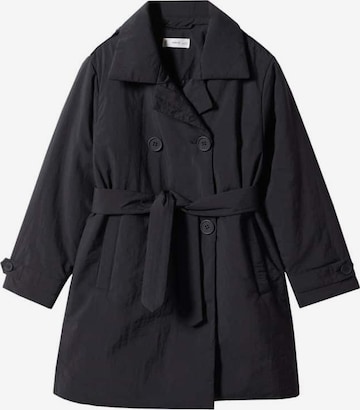 Manteau 'Enola' MANGO KIDS en noir : devant