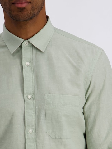 PIERRE CARDIN Regular fit Overhemd in Groen