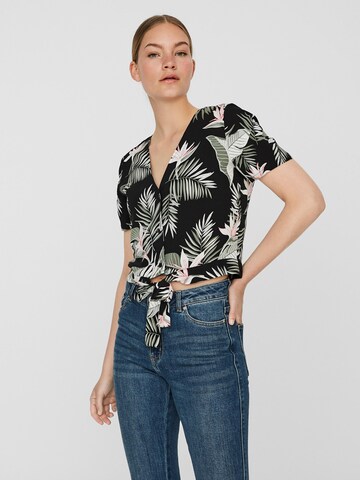 VERO MODA Blouse 'Simply' in Zwart: voorkant