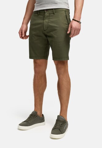 INDICODE JEANS Regular Broek 'INHutchico' in Groen