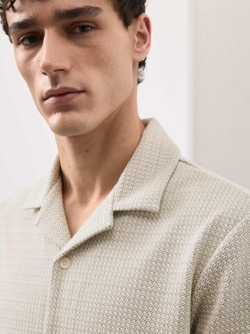 Marks & Spencer Regular fit Button Up Shirt in Beige
