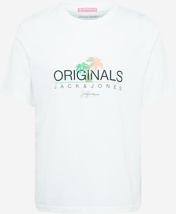 JACK & JONES T-Shirt 'CASEY' in Weiß: predná strana