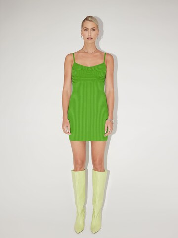 LeGer by Lena Gercke Pletena obleka 'Arlene' | zelena barva