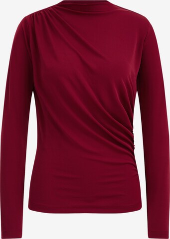 WE Fashion Shirt in Rood: voorkant