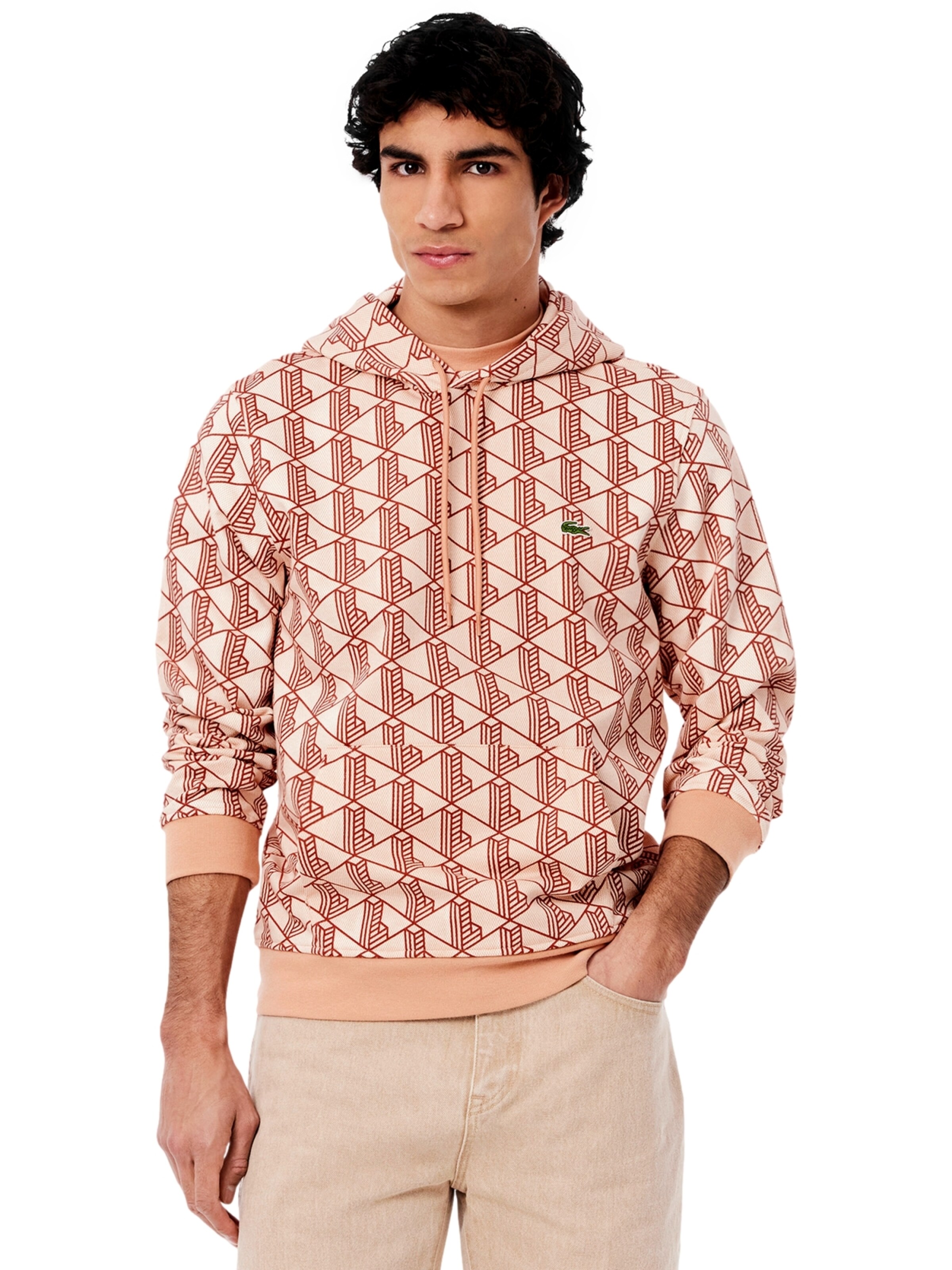 LACOSTE Sweatshirt in Orange: front