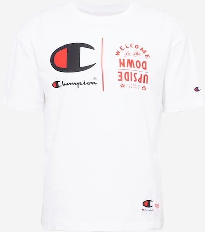 Champion Authentic Athletic Apparel T-Shirt in rot / schwarz / weiß, Produktansicht