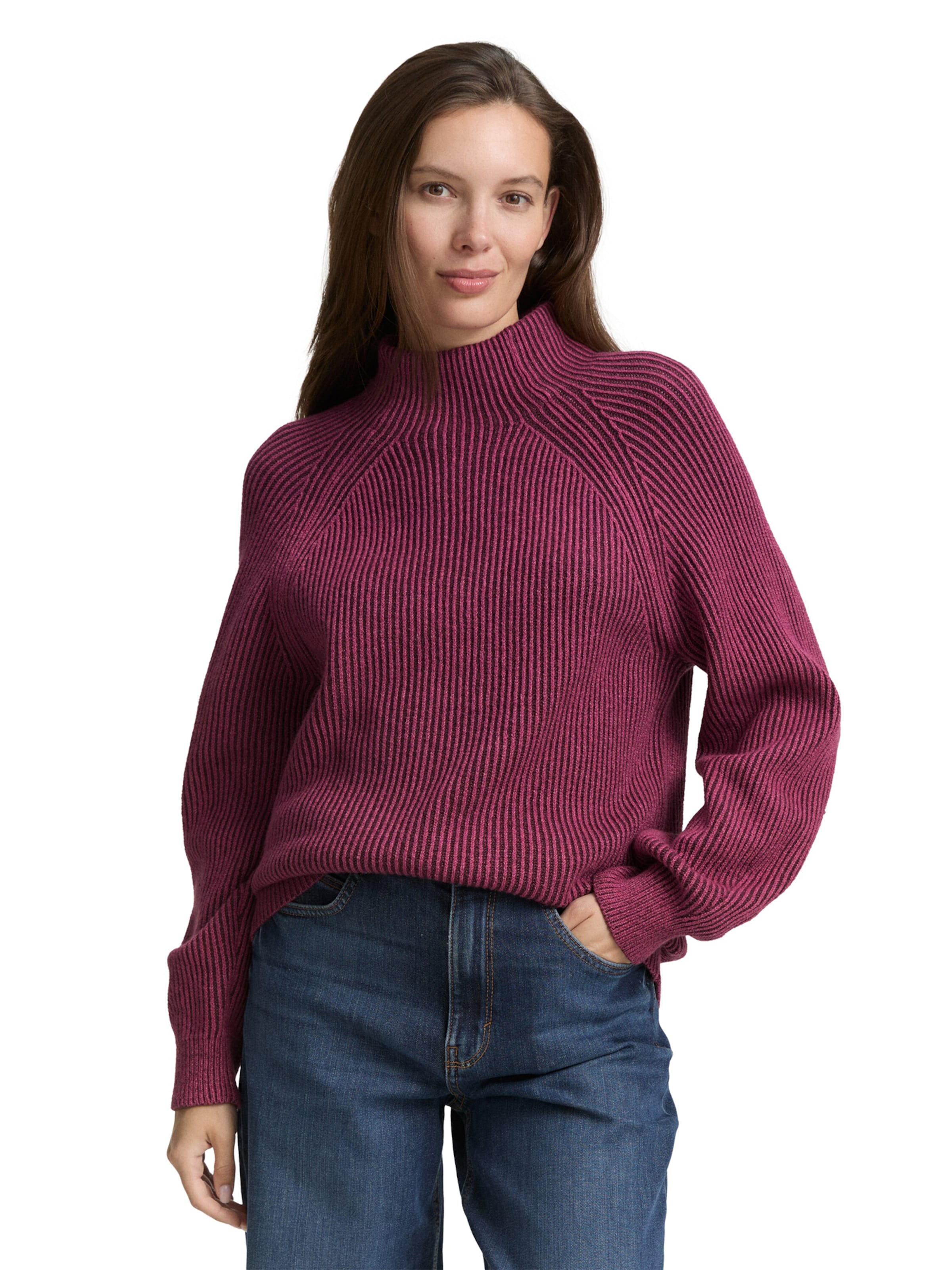 TOM TAILOR Pullover in Lila: Vorderseite