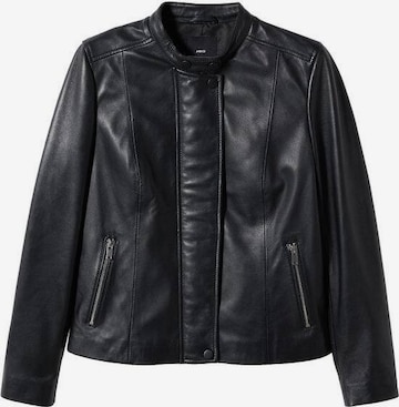 MANGO Prehodna jakna 'felipa' | črna barva: sprednja stran