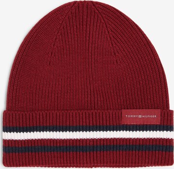 TOMMY HILFIGER Beanie in Red: front