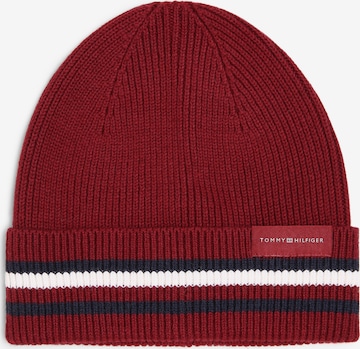 Bonnet TOMMY HILFIGER en rouge : devant