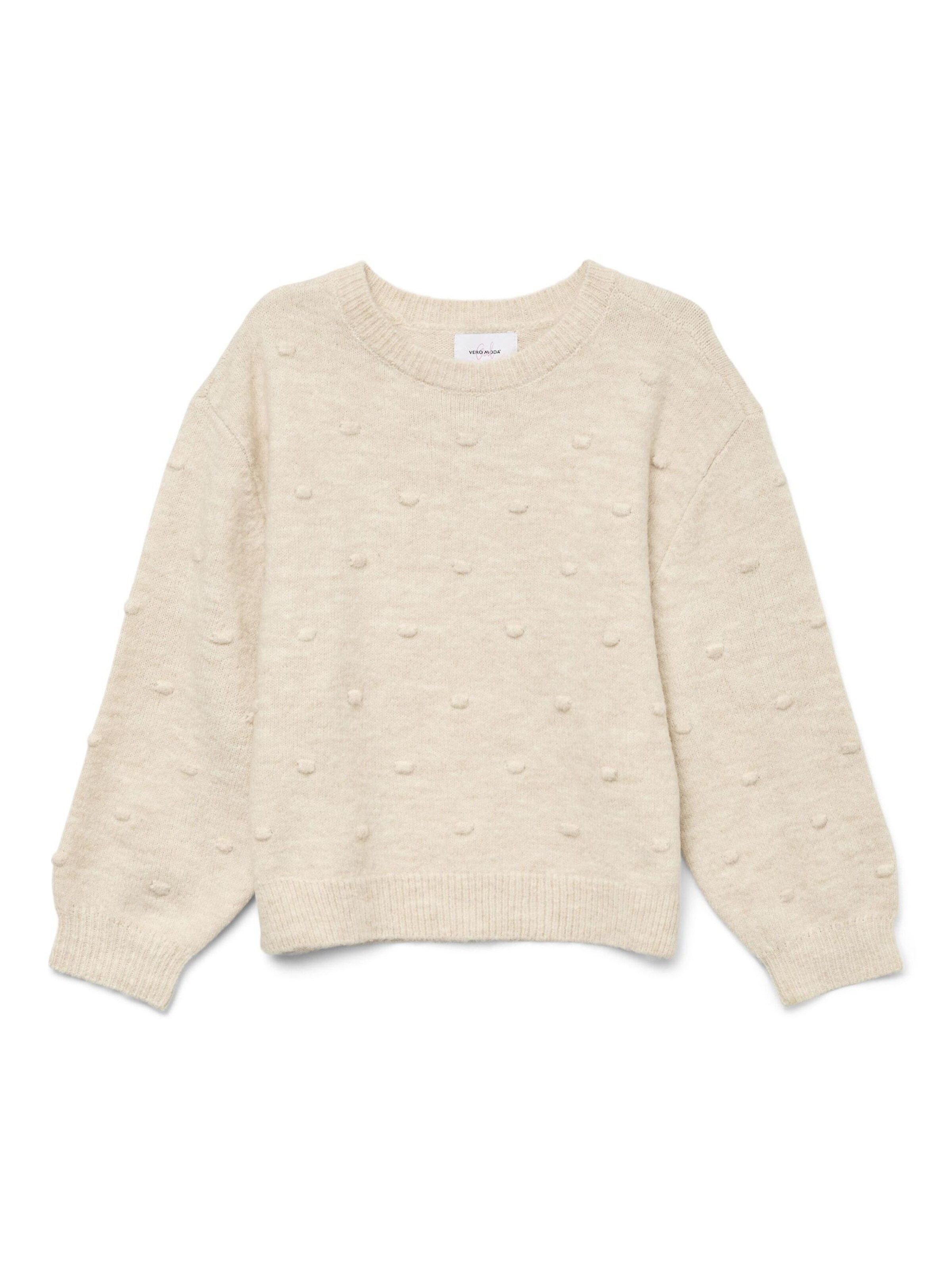 Vero Moda Girl Pullover 'VMFRANCESCA' in Beige: Vorderseite