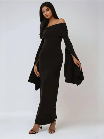 Hiccup Kleid in Schwarz: Vorderseite