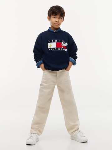 Felpa 'Peanuts' di TOMMY HILFIGER in blu