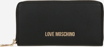 Portofel de la Love Moschino pe negru: față