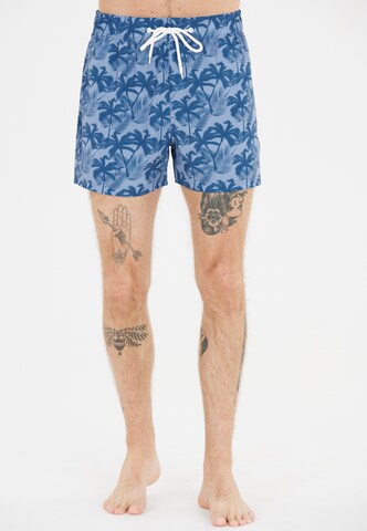 Cruz Badeshorts 'Werner' in Blau: Vorderseite
