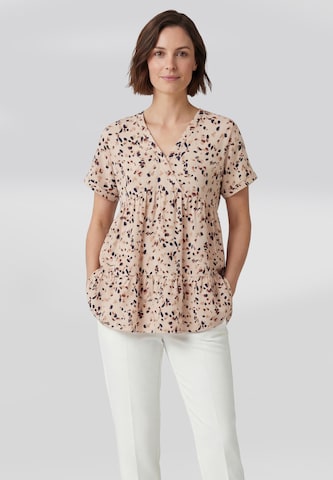 Robe Usha en beige : devant