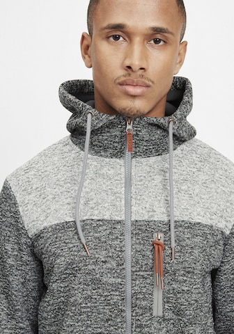 BLEND Fleece Jacket 'Pinheiro' in Grey