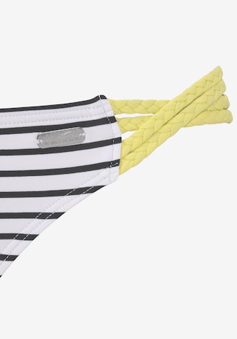 Slip costum de baie de la VENICE BEACH pe alb