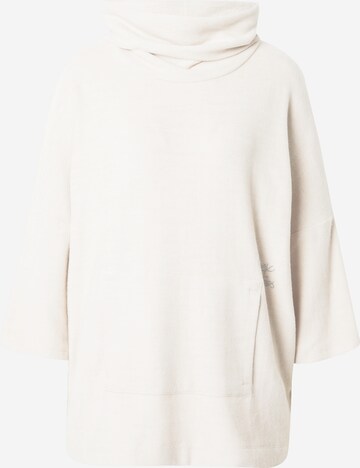 Soccx Oversized trui in Beige: voorkant