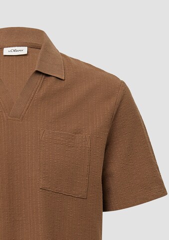 s.Oliver Shirt in Bruin