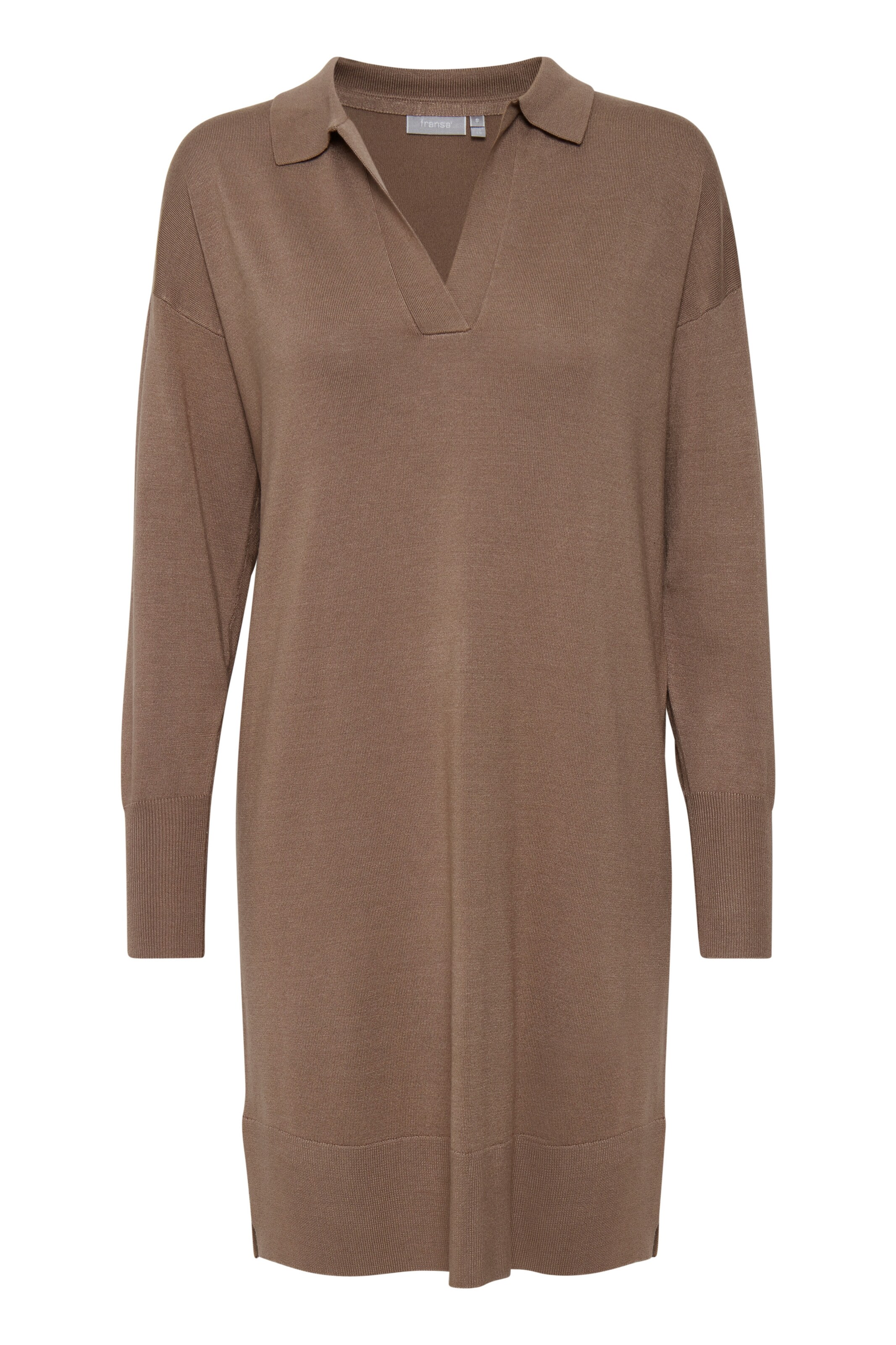 Fransa Kleid 'Emalva' in Braun: Vorderseite