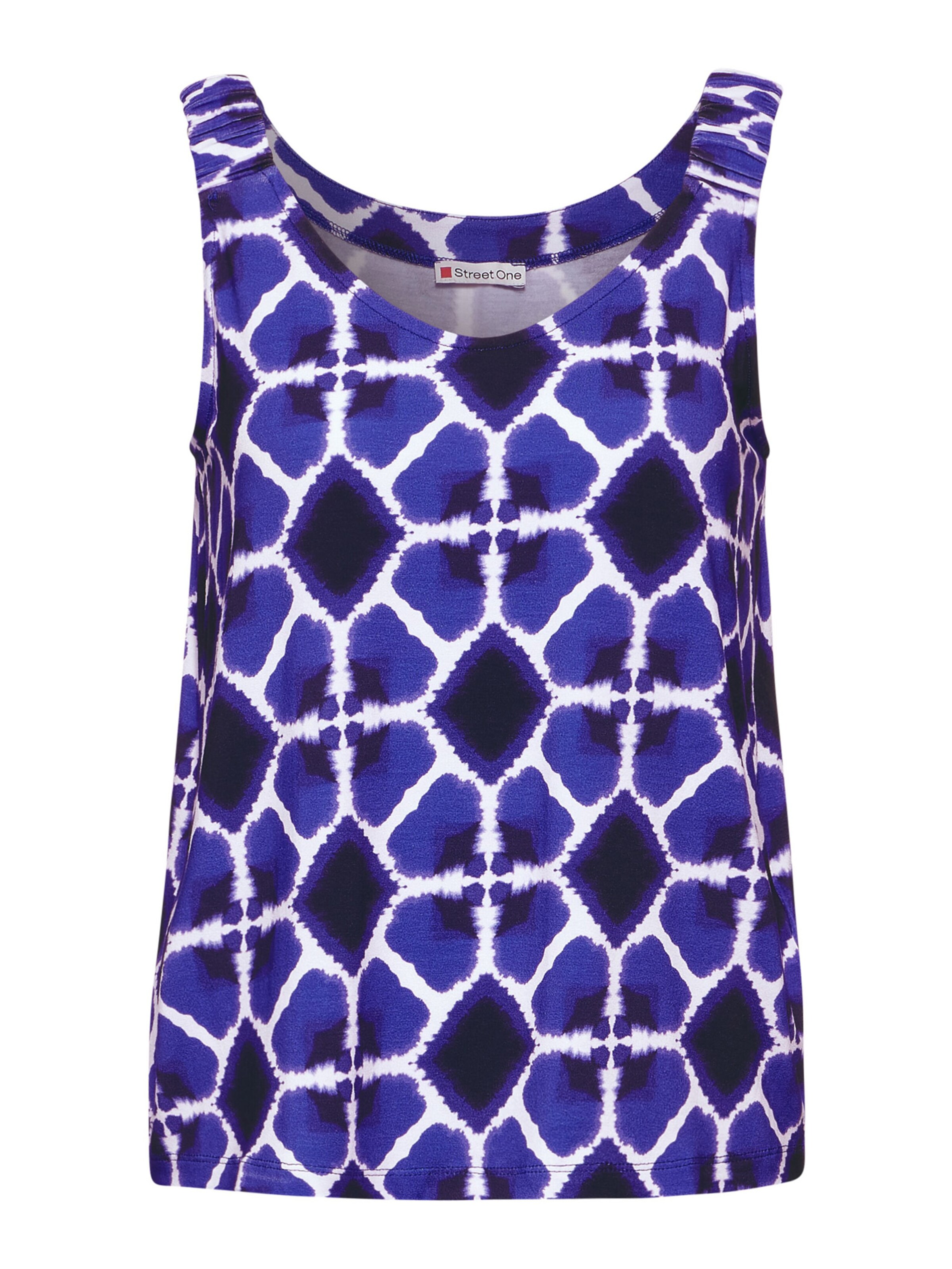 STREET ONE Topp, värv sinine: eest vaates