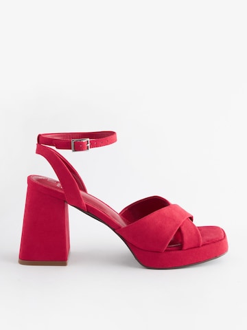 Next Strap sandal 'Forever Comfort' in Red