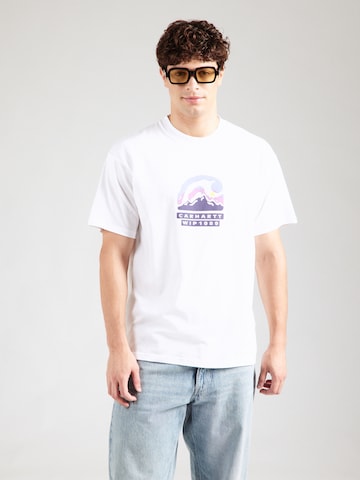 Carhartt WIP Majica 'Rising Helix' | bela barva: sprednja stran