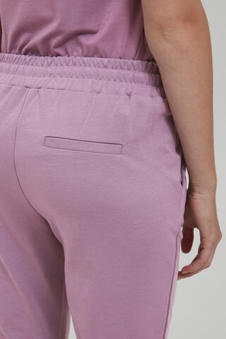b.young Slim fit Pleat-front trousers 'Rizetta' in Purple