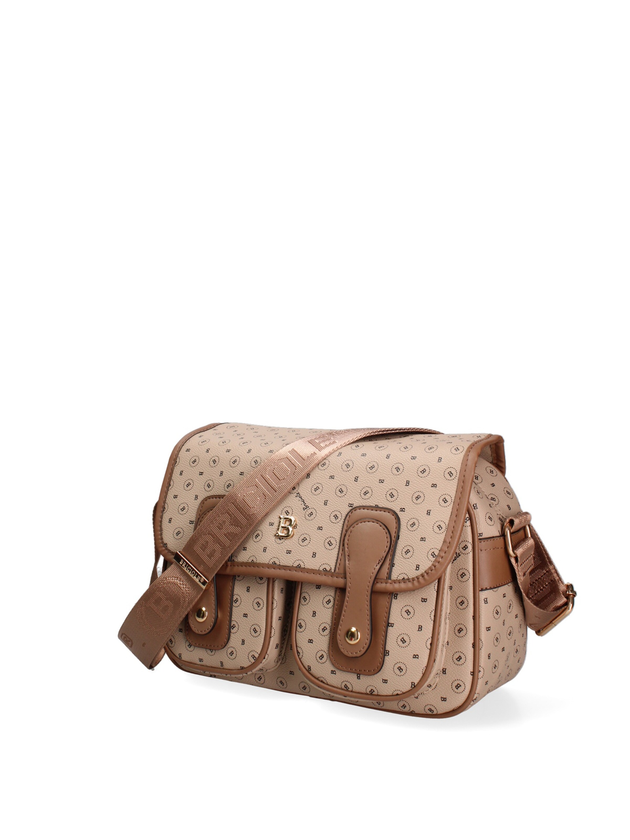 Briciole Shoulder bag in Beige: front
