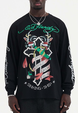 Ed Hardy Shirt in Schwarz