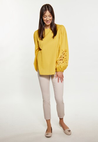 Camicia da donna di Usha in giallo